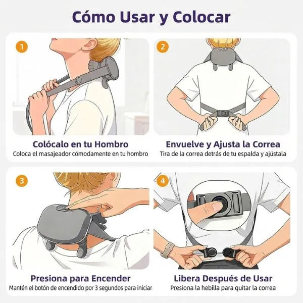 NEXORA™ Masajeador Inalámbrico que libera la tensión en minutos