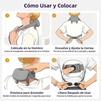 NEXORA™ Masajeador Inalámbrico que libera la tensión en minutos