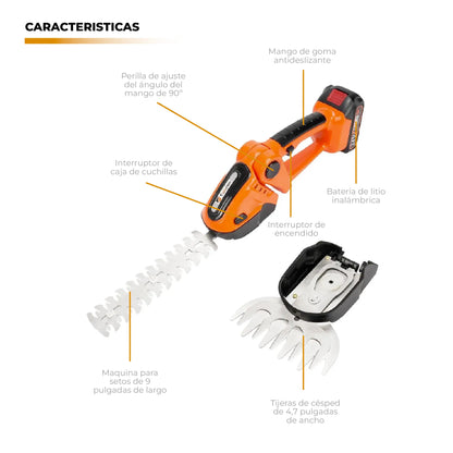 BORDIX™ – Podador Inalámbrico 2 en 1 + Batería Adicional Obsequio