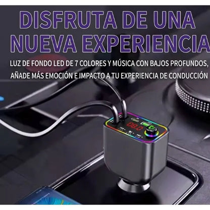 PowerDrive™ — Cargador Inteligente 4 en 1 para tu Carro