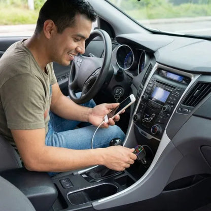 PowerDrive™ — Cargador Inteligente 4 en 1 para tu Carro