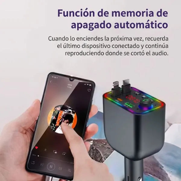 PowerDrive™ — Cargador Inteligente 4 en 1 para tu Carro