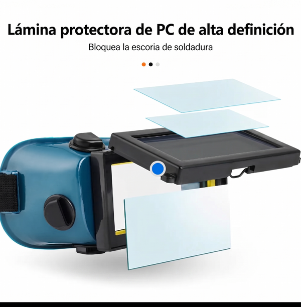 Visor Solar de Soldar Inteligente
