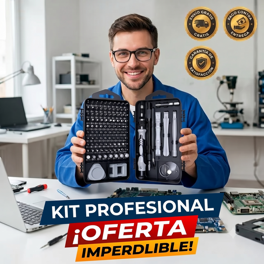 TECHMASTER™ - Kit destornilladores precisión 98 Piezas