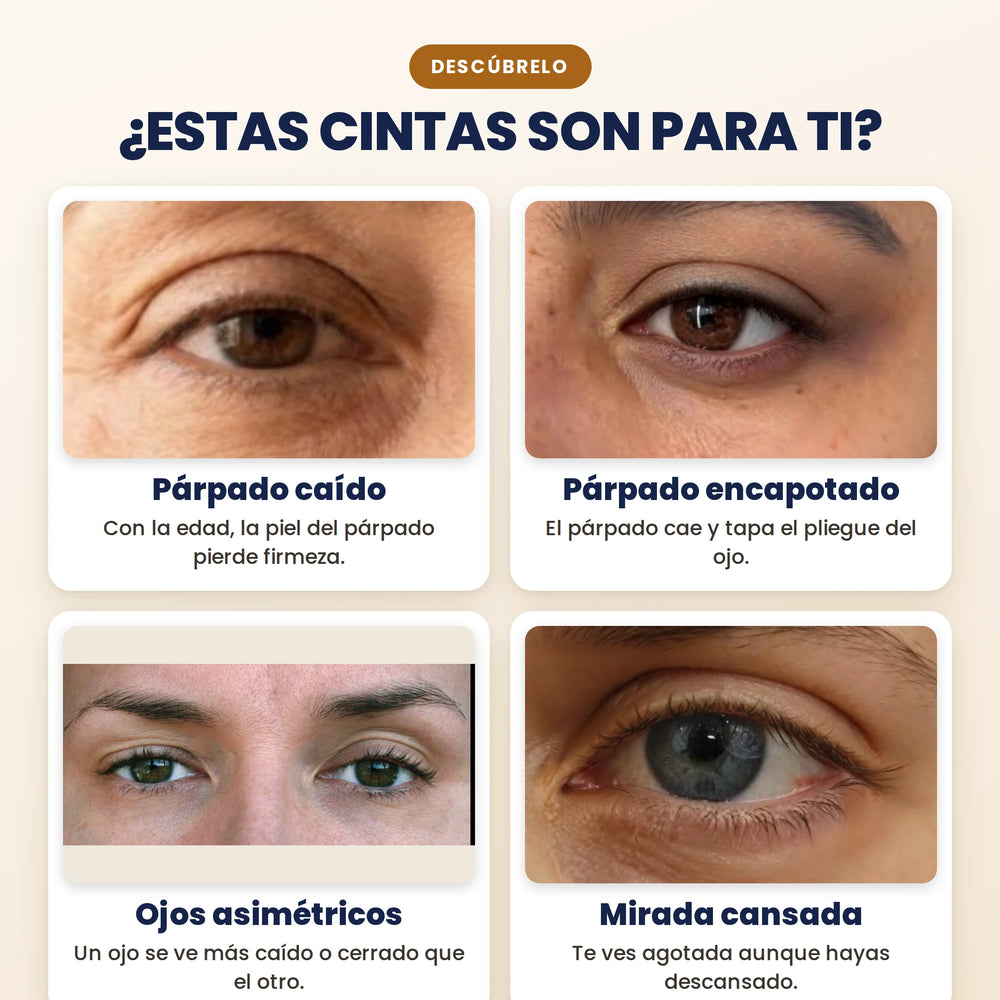 Para quién son las tiras lifting de párpados