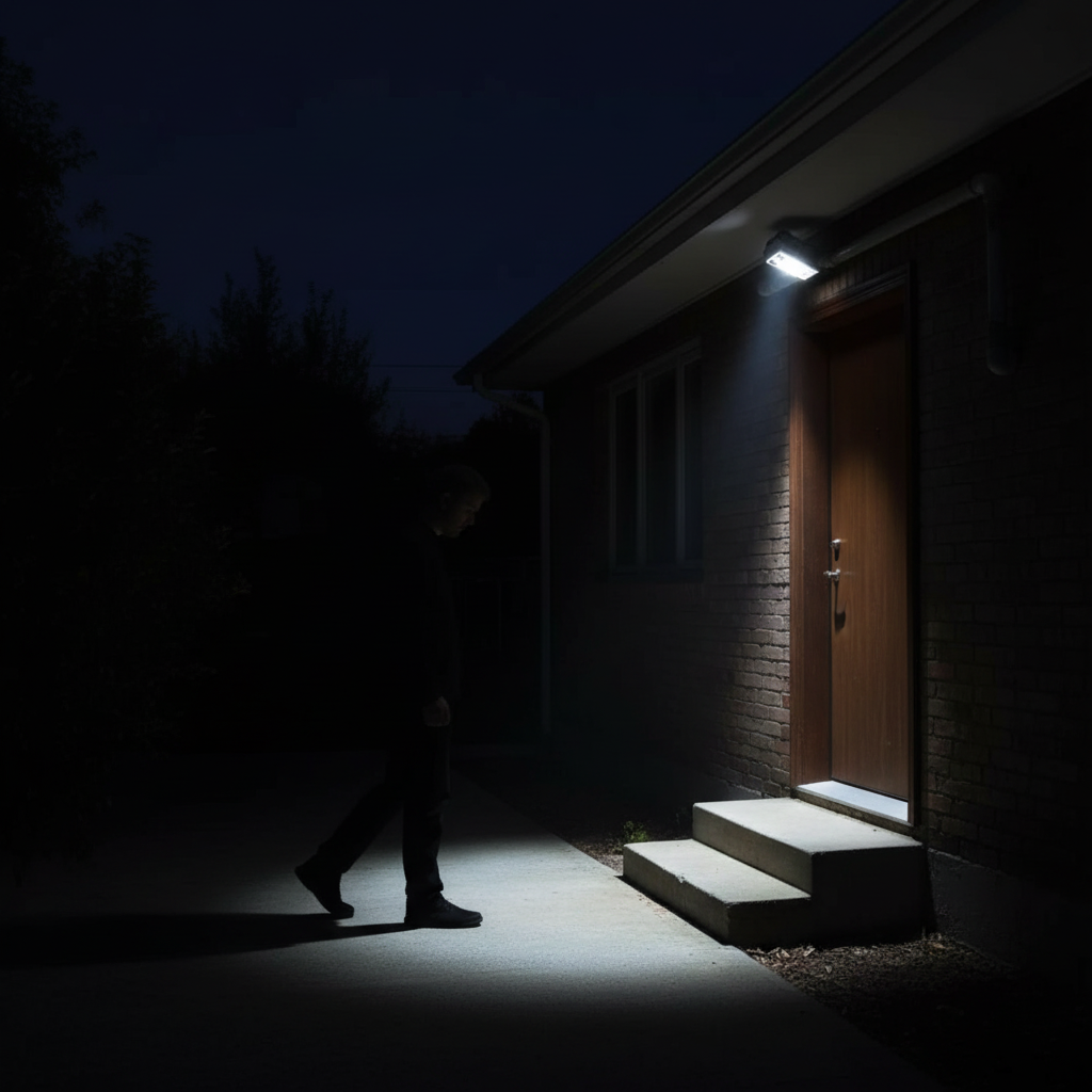 LuzClip™ – Reflector tipo pinza: Carga solar o USB, sensor de movimiento, encendido automático.